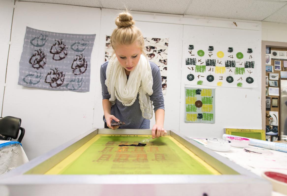 Silkscreening – Saint Mary's College, Notre Dame, IN
