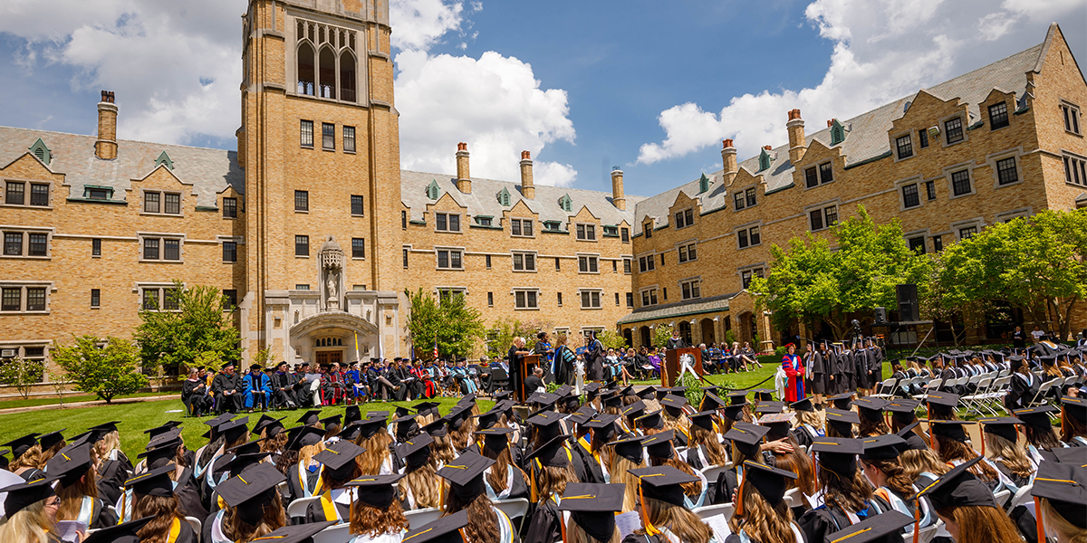 University Of Notre Dame Commencement 2024 - Grayce Arlette