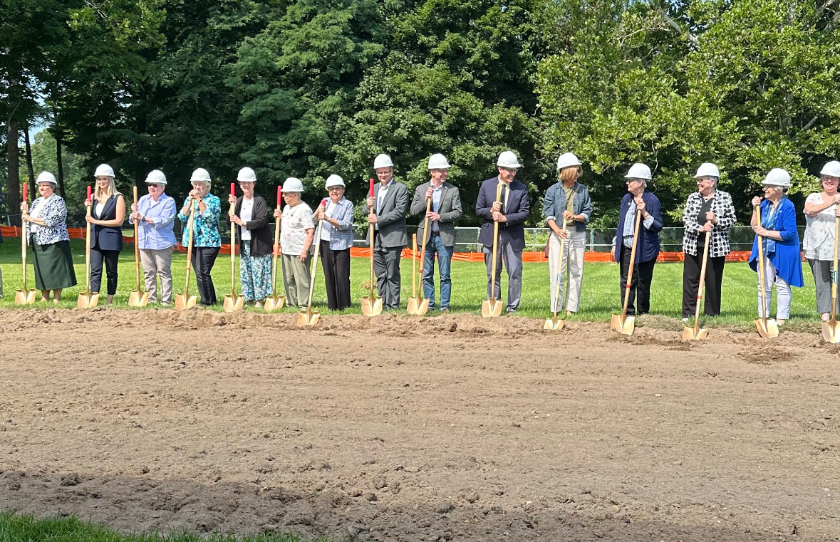 Groundbreaking Ceremony Held for Heritage and Research Center at Saint Mary's
