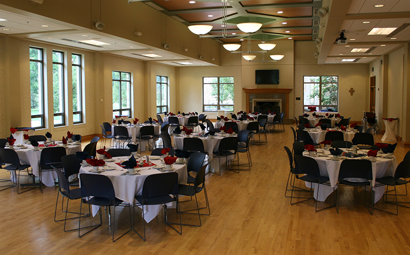 Set up of tables in Student Center