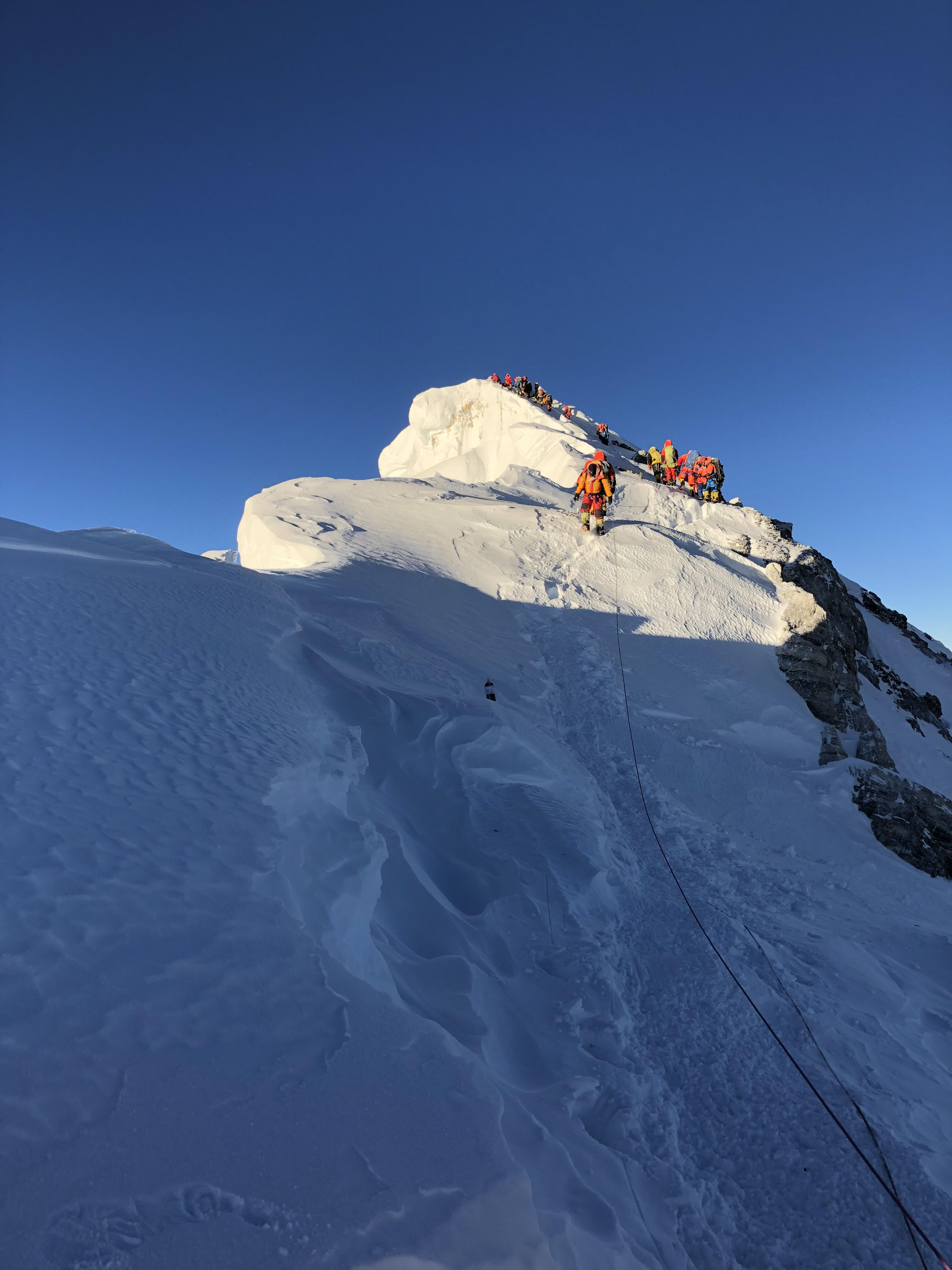 top of mount everest