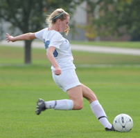Kathryn Lueking had the game-winning goal for the Belles in their 2-0 win.