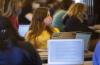 Student in classroom at Saint Mary's