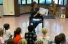 Katie Conboy reading to ECDC students